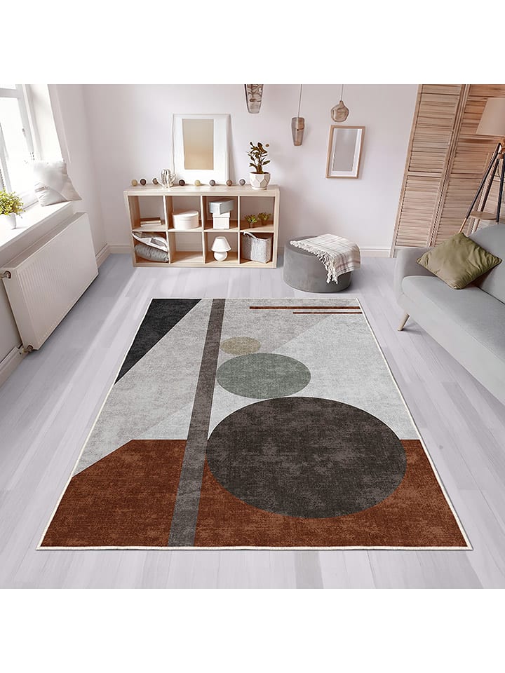 CARPET DIEM Dywan w kolorze szaro-brązowym rozmiar: 60x100 cm