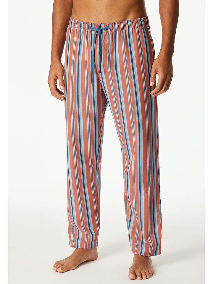 Schiesser Spodnie piżamowe w kolorze pomarańczowym rozmiar: 48