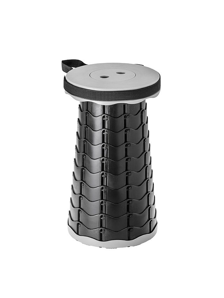 Vigar Składany hocker w kolorze czarnym - wys. 45 cm rozmiar: onesize