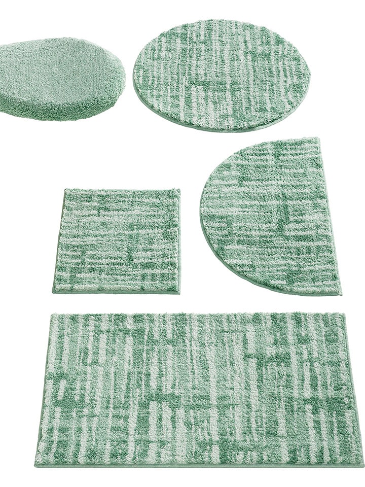 heine home Dywanik łazienkowy w kolorze zielonym rozmiar: 50x80 cm