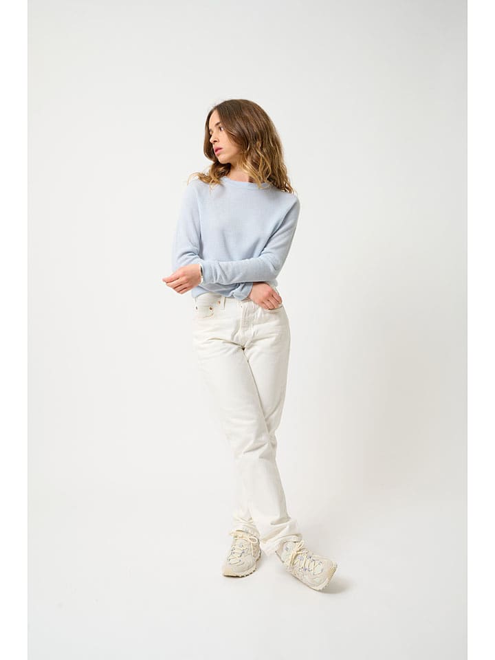 AUTHENTIC CASHMERE Kaszmirowy sweter "Ecrin" w kolorze błękitnym rozmiar: XXL