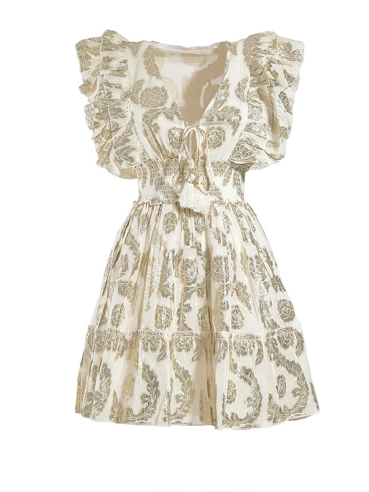 BLE Sukienka w kolorze kremowym rozmiar: onesize