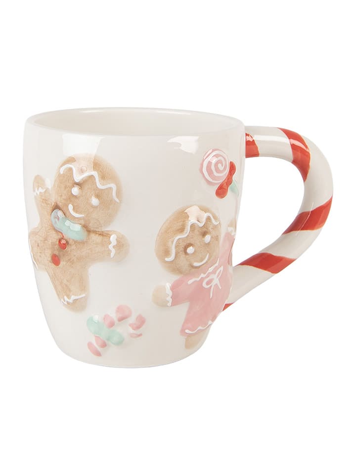 Clayre & Eef Kubek jumbo ze wzorem - 350 ml rozmiar: onesize