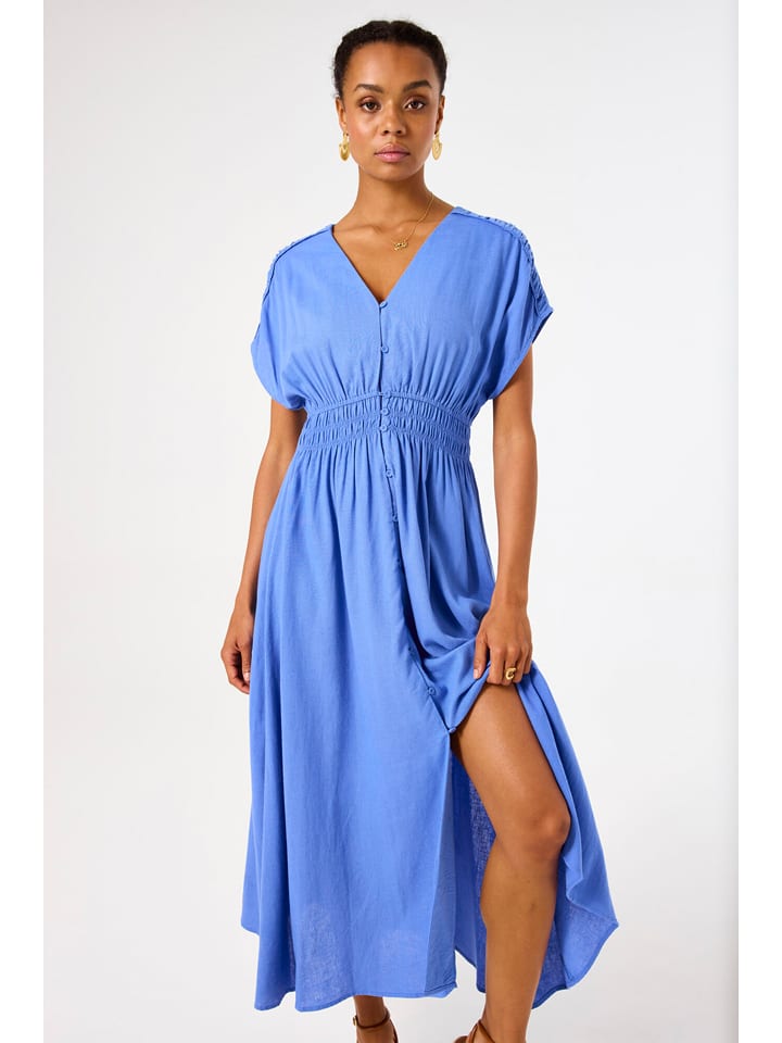 Garcia Sukienka w kolorze niebieskim rozmiar: L