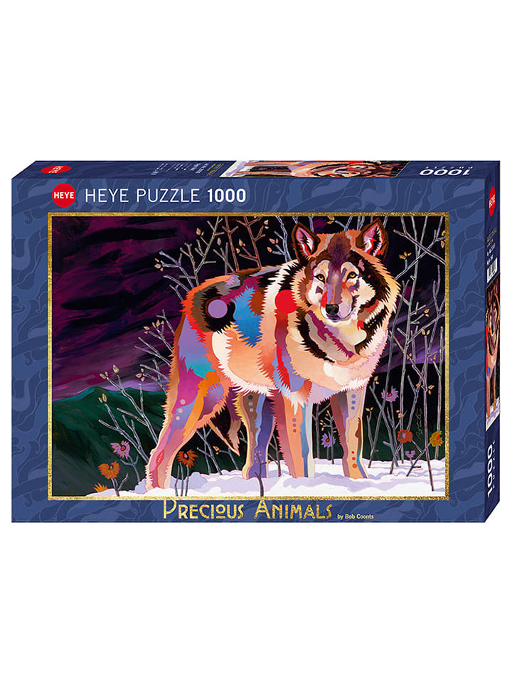HEYE 1000-częściowe puzzle "Night Wolf" - 6+ rozmiar: onesize