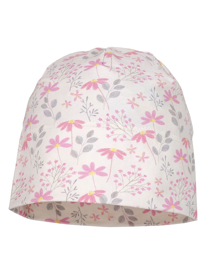 MaxiMo Czapka w kolorze biało-różowym rozmiar: 55 cm