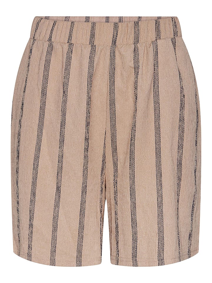 Pieces Szorty w kolorze beżowym rozmiar: S