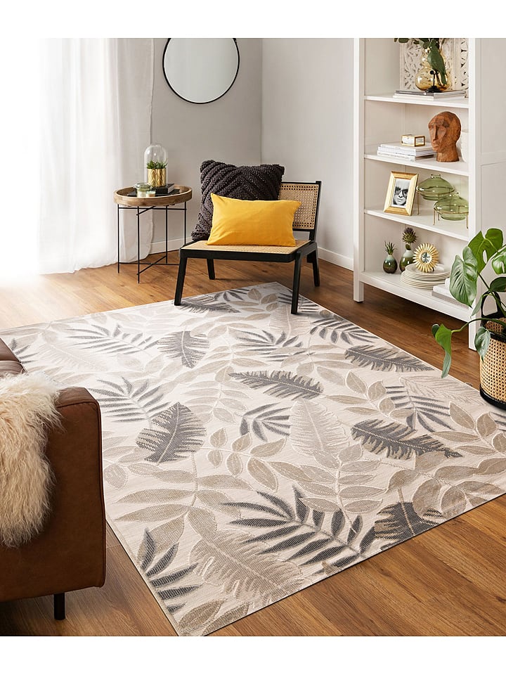 ABERTO DESIGN Dywan w kolorze beżowym rozmiar: 78x150 cm