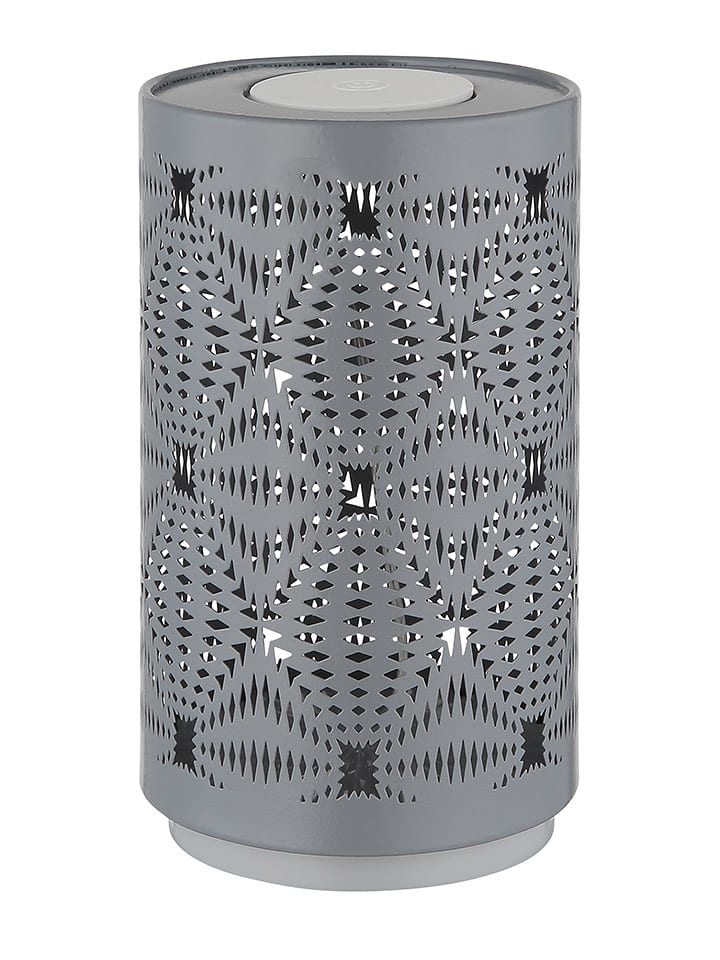 Globo lighting Lampa stołowa LED "Amiyah" w kolorze szarym - wys. 14 x Ø 8 cm rozmiar: onesize