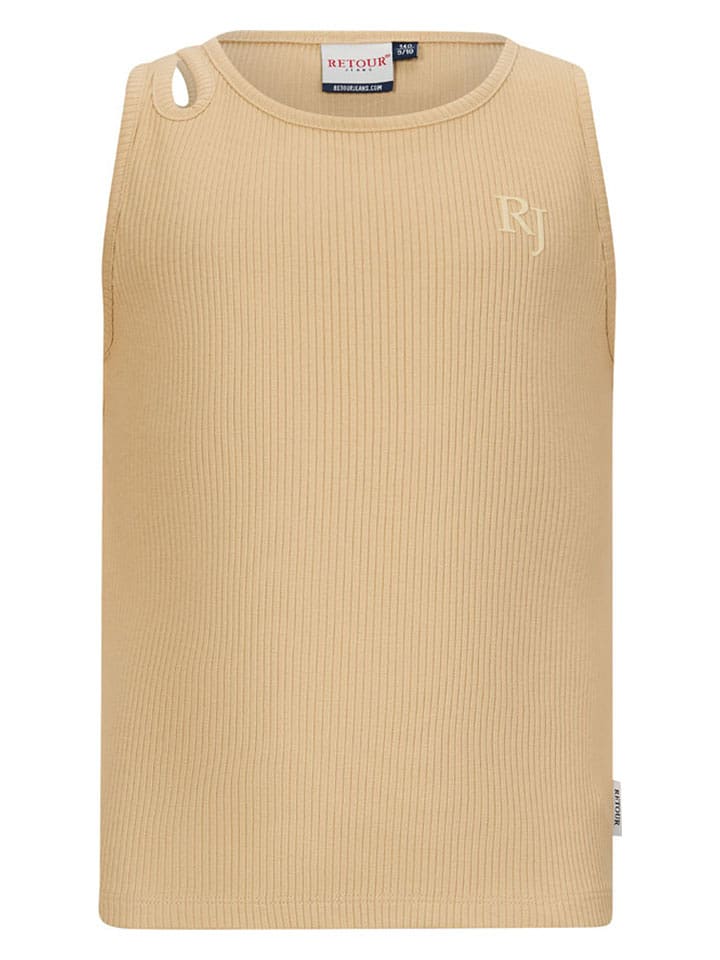 Retour Top "Gail" w kolorze jasnobrązowym rozmiar: 122/128