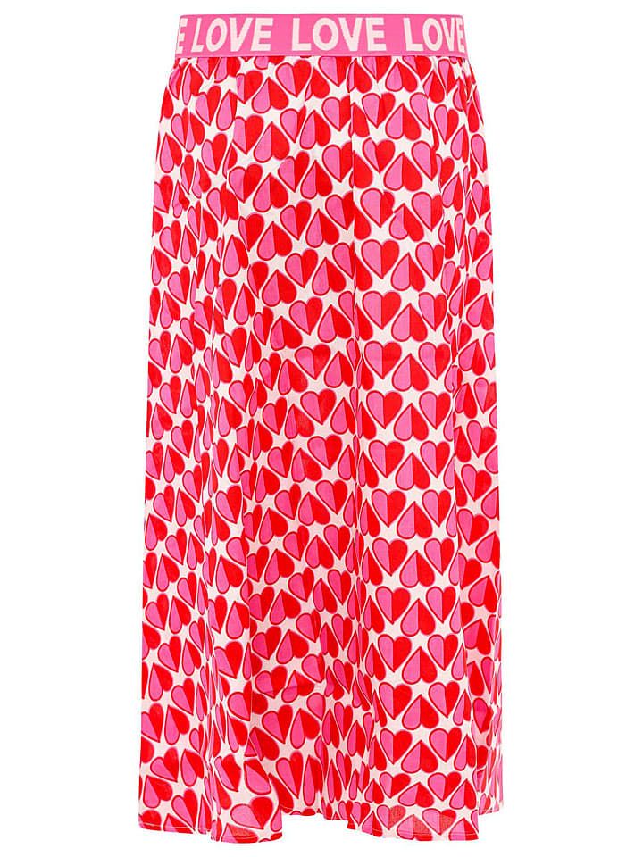 Zwillingsherz Spódnica w kolorze czerwono-różowym rozmiar: L/XL