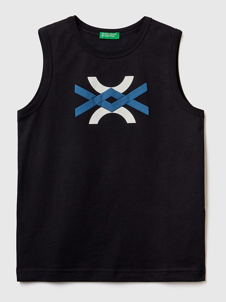 Benetton Top w kolorze czarnym rozmiar: 130