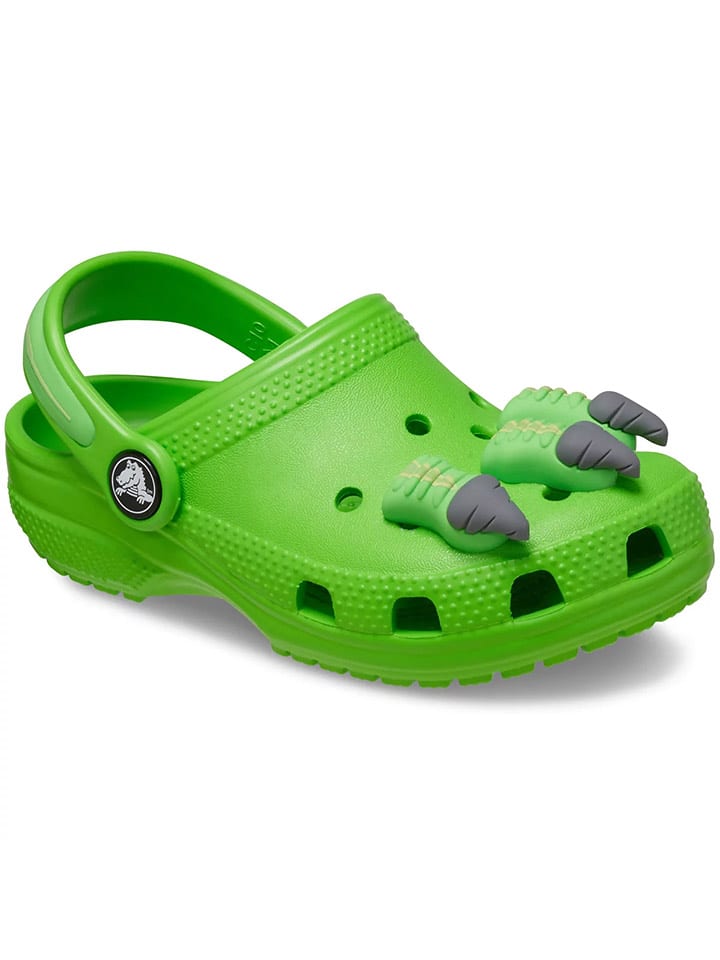 Crocs Chodaki "Classic I AM Dinosaur" w kolorze zielonym rozmiar: 20/21