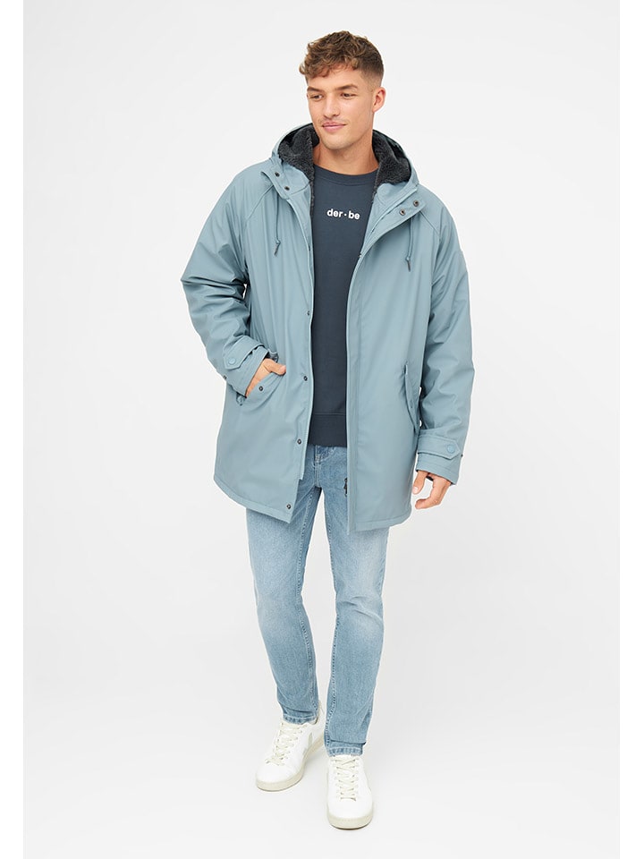 Derbe Kurtka przeciwdeszczowa w kolorze błękitnym rozmiar: M