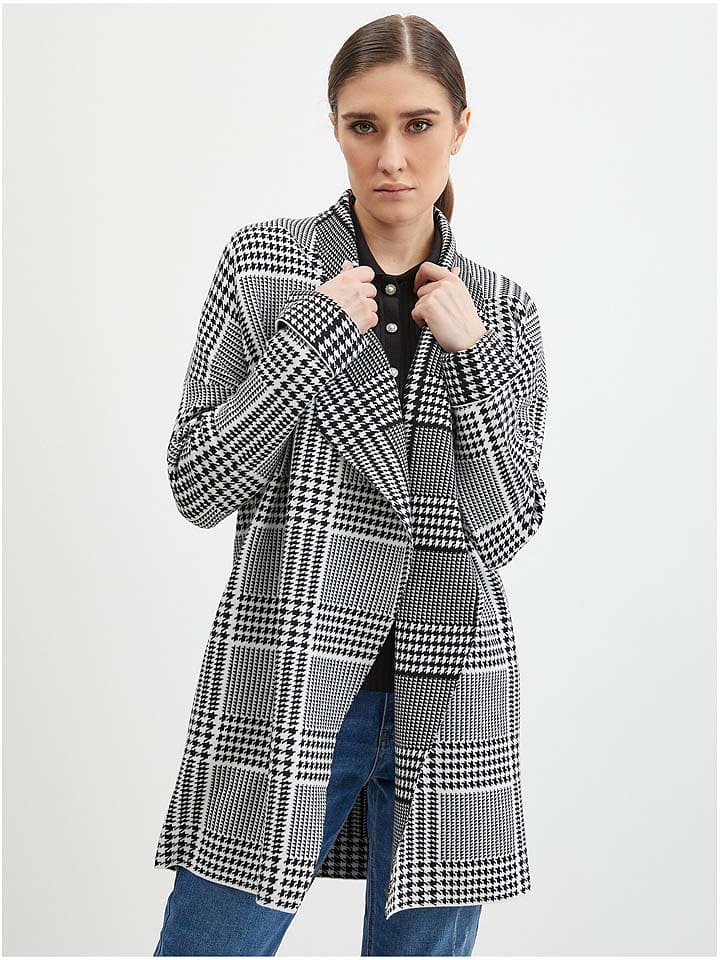 orsay Kardigan w kolorze czarno-białym rozmiar: S