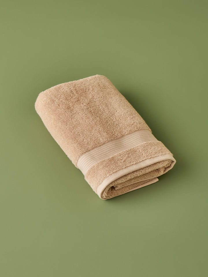 BELLA MAISON Ręcznik "Dorita" w kolorze beżowym do rąk rozmiar: 50x90 cm