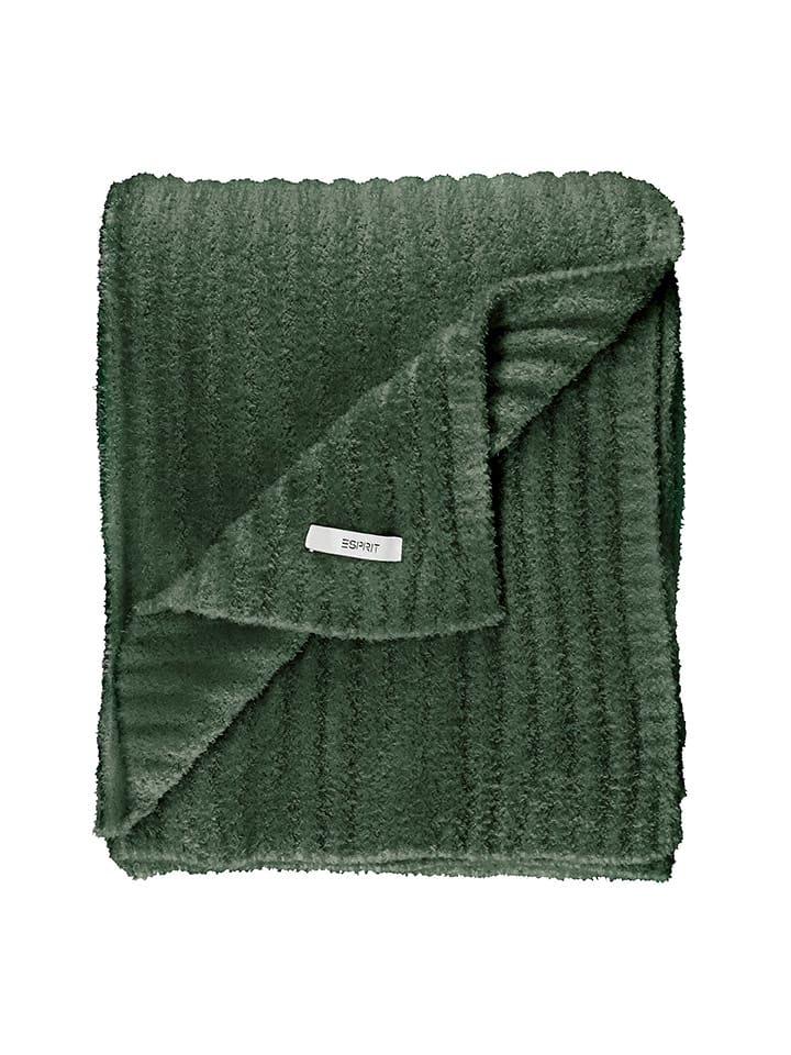 ESPRIT Pled "Cuddle" w kolorze zielonym rozmiar: 130x170 cm