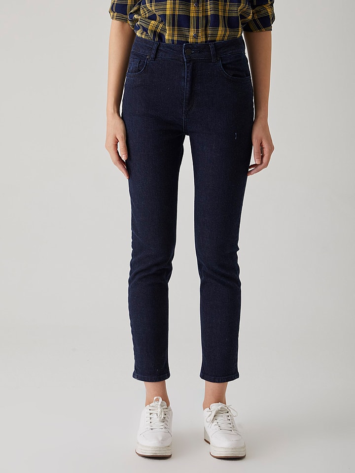 LTB Dżinsy "Freya" - Slim fit - w kolorze granatowym rozmiar: W27/L32