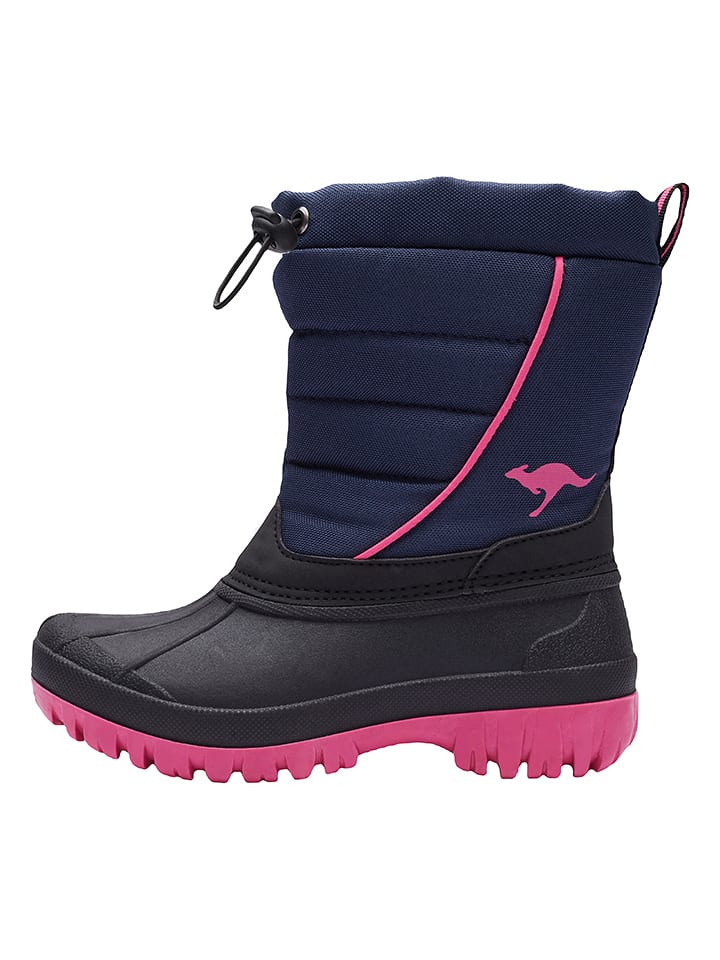 Kangaroos Kozaki zimowe "K-Ben" w kolorze granatowym rozmiar: 31