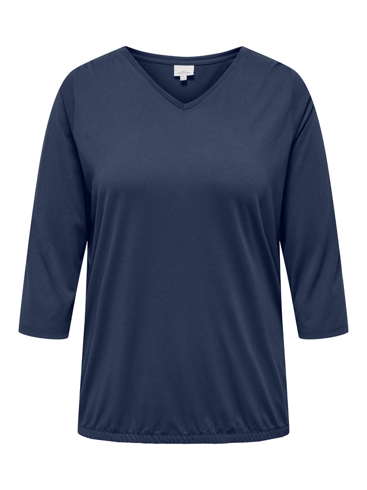 ONLY Carmakoma Bluzka w kolorze granatowym rozmiar: 50/52