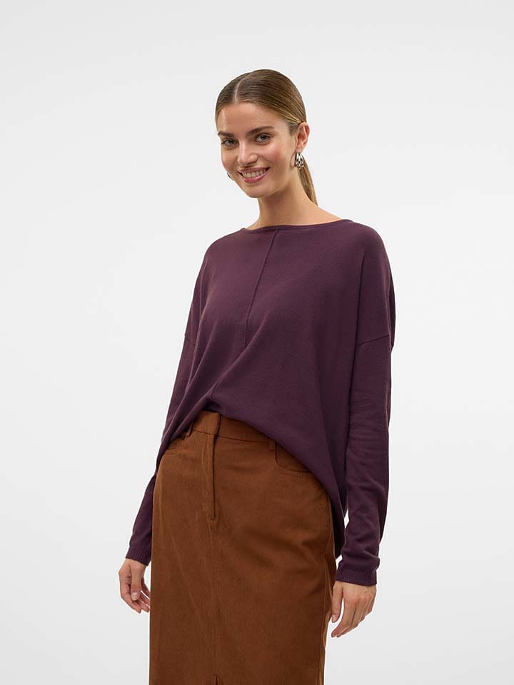 Vila Sweter w kolorze fioletowym rozmiar: S