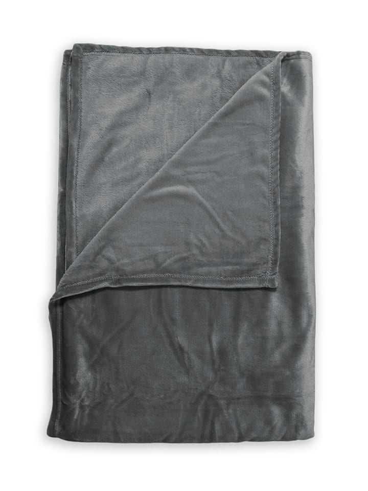 Zo!Home Pled "Cara" w kolorze antracytowym rozmiar: 140x200 cm