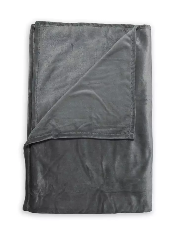 Zo!Home Pled "Cara" w kolorze antracytowym rozmiar: 140x200 cm