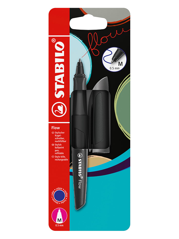 STABILO Długopis "STABILO Flow" w kolorze czarnym rozmiar: onesize