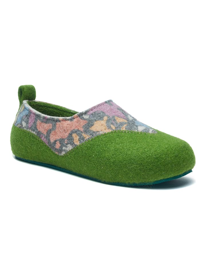 Comfortfusse Slippersy w kolorze zielonym rozmiar: 41