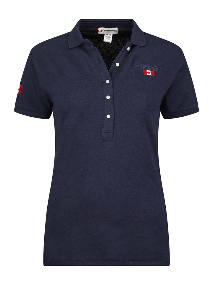 Canadian Peak Koszulka polo "Kellyeak" w kolorze granatowym rozmiar: S