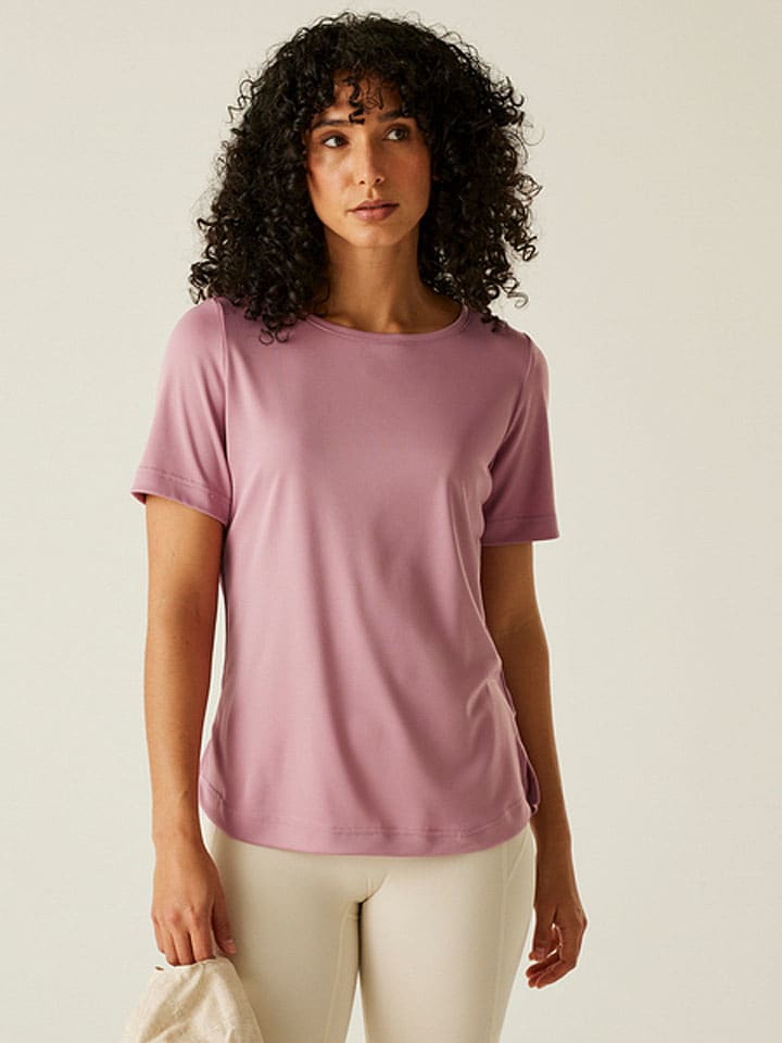 Regatta Koszulka funkcyjna "Botanna" w kolorze jasnoróżowym rozmiar: 42