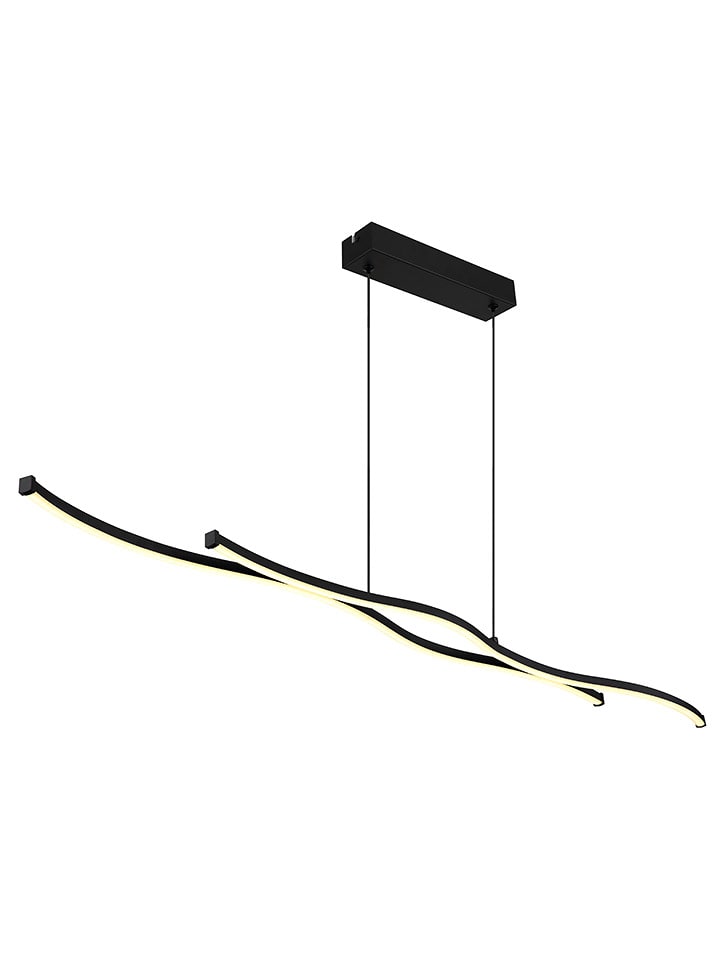 Globo lighting Lampa wisząca LED "Boyd" w kolorze czarnym - 110,4 x 8,6 x 120 cm rozmiar: onesize