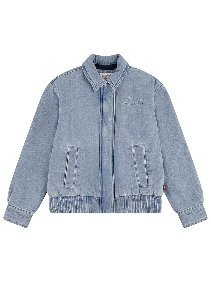 Levi's Kids Kurtka dżinsowa w kolorze błękitnym rozmiar: 128