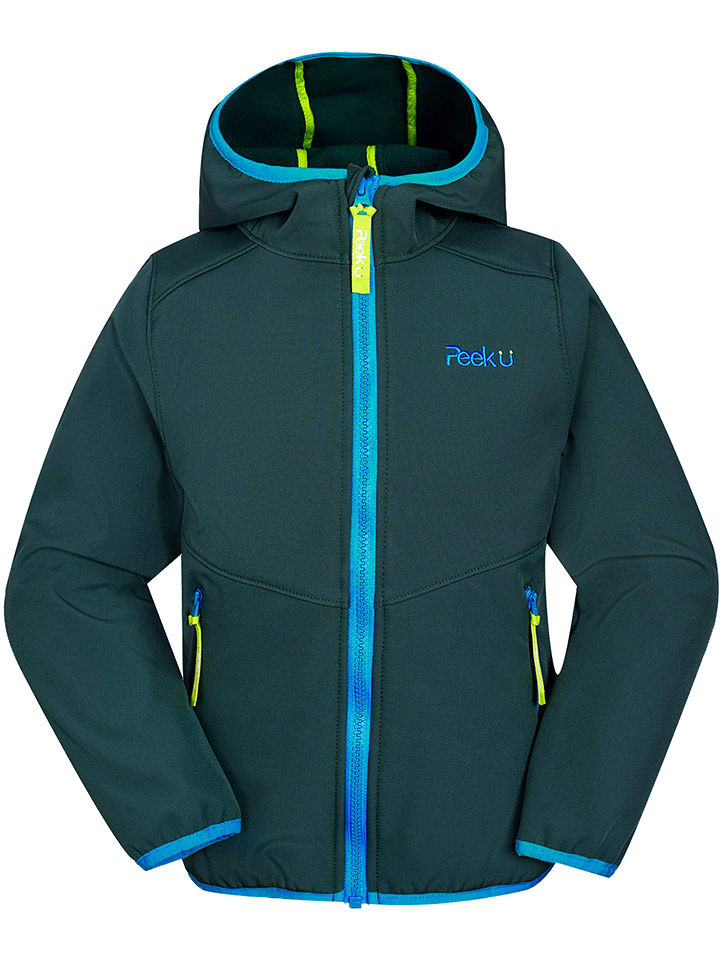 Peek U Kurtka softshellowa "Koa" w kolorze ciemnozielonym rozmiar: 92