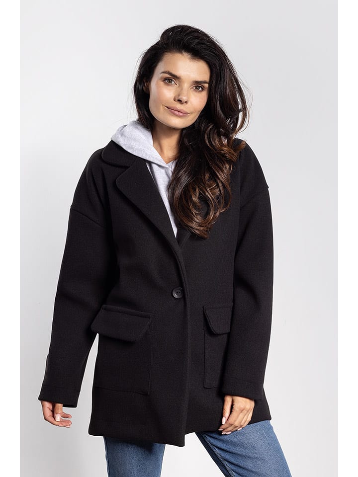 Awama Kurtka przejściowa w kolorze czarnym rozmiar: L