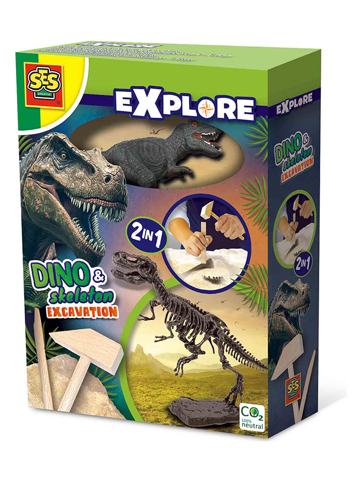 SES Zestaw kreatywny "T-rex" - 5+ rozmiar: onesize