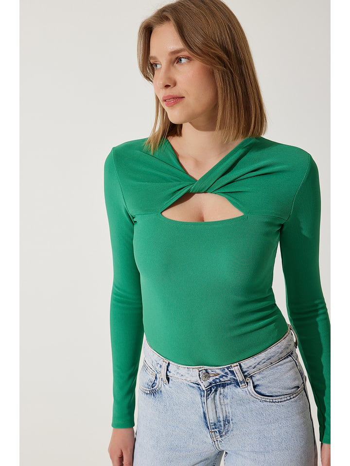 Happiness Istanbul Koszulka w kolorze zielonym rozmiar: 40