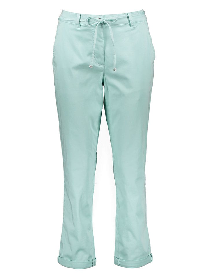 EDITION Spodnie w kolorze turkusowym rozmiar: 36