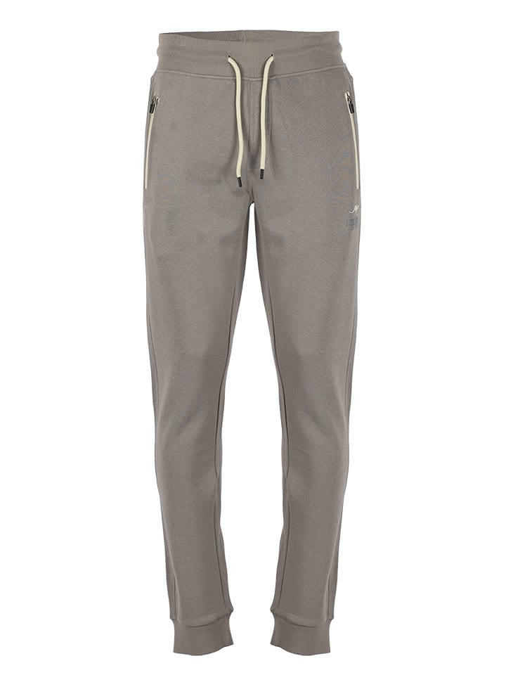 Roadsign Spodnie dresowe w kolorze jasnobrązowym rozmiar: XXL