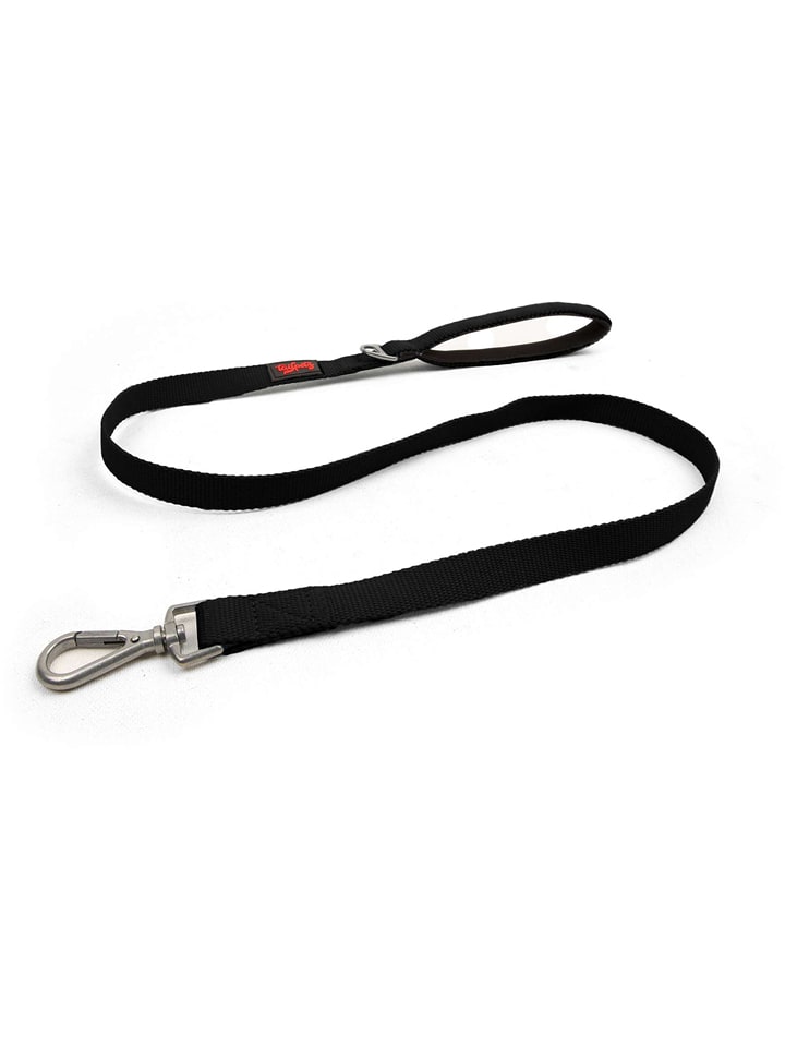 Paws&Whiskers Smycz "Match Middle" w kolorze czarnym dla psa - dł. 130 cm rozmiar: onesize