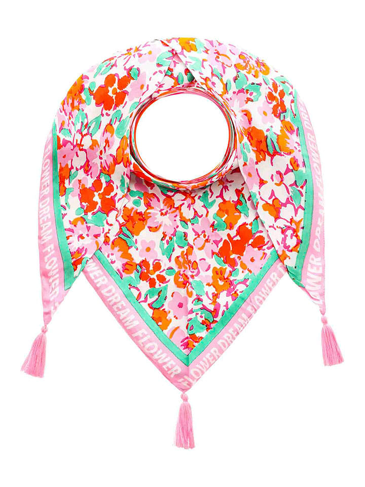 Zwillingsherz Chusta trójkątna ze wzorem - 200 x 100 cm rozmiar: onesize