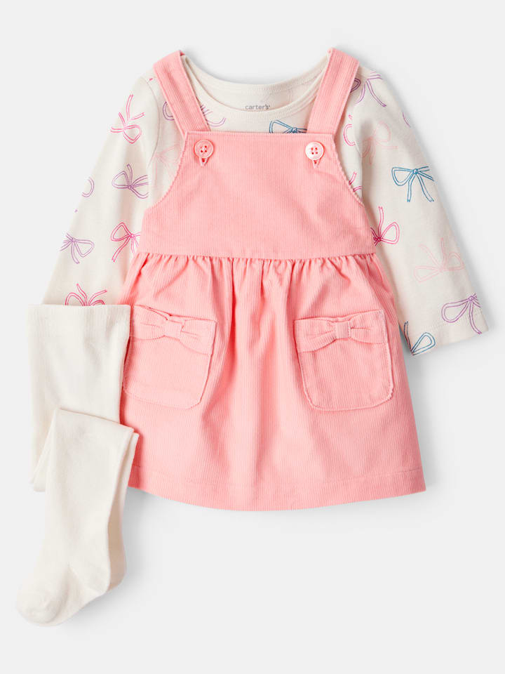 carter's 2-częściowy zestaw w kolorze jasnoróżowo-kremowym rozmiar: 86