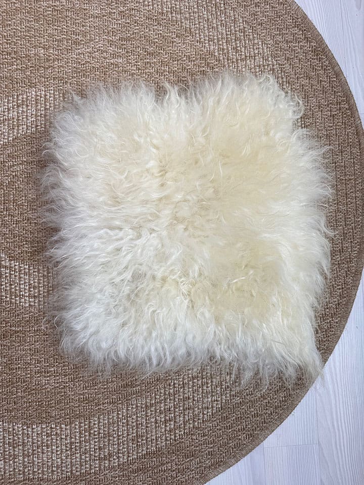 Kaiser Naturfellprodukte Wyściółka wełniana w kolorze białym do siedzenia rozmiar: 35 cm