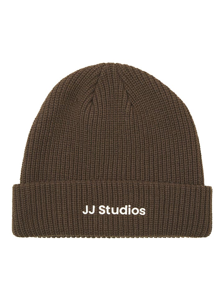 Jack & Jones Czapka beanie w kolorze brązowym rozmiar: onesize