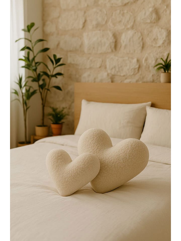 Coin de Pierre Poduszka w kolorze beżowym - 38 x 33 cm rozmiar: onesize