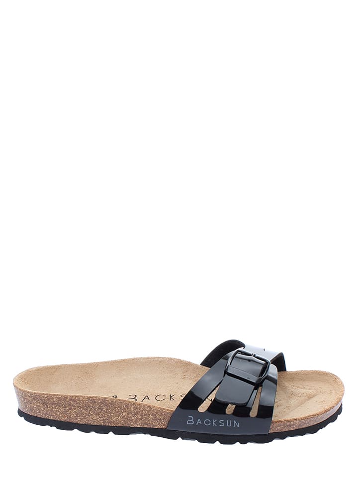 BACKSUN Klapki "Venezia" w kolorze czarnym rozmiar: 41