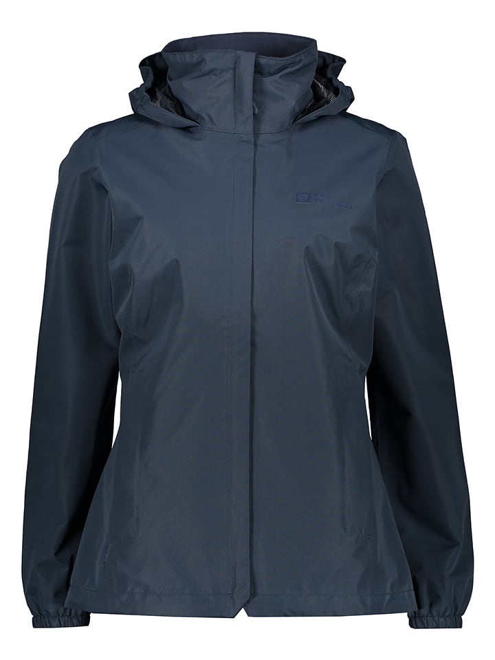 Jack Wolfskin Kurtka funkcyjna "Stormy Point" w kolorze granatowym rozmiar: XL
