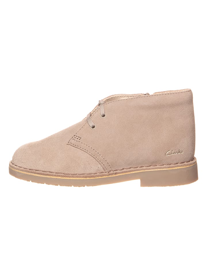 Clarks Skórzane trzewiki "Desert Boot2" w kolorze beżowym rozmiar: 33,5