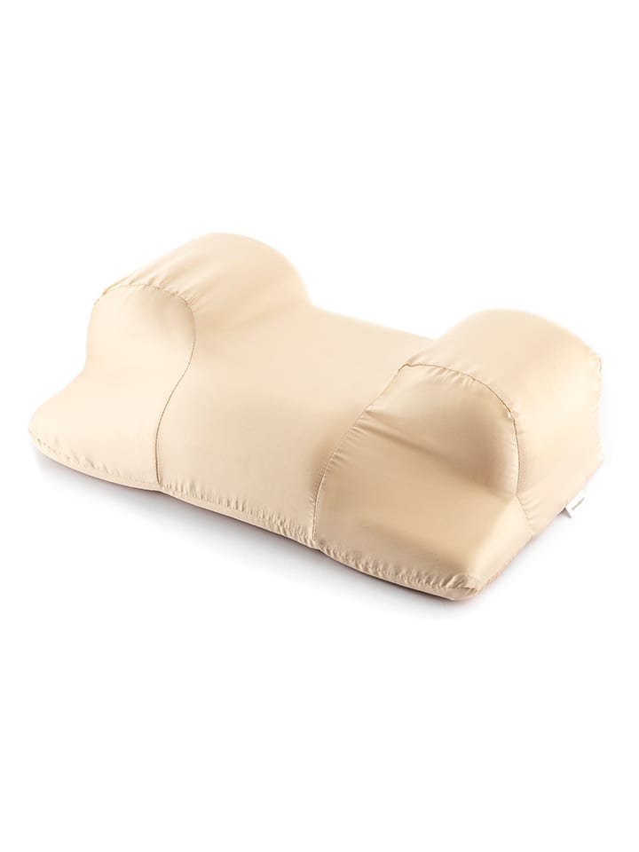 InnovaGoods Przeciwzmarszczkowa poduszka w kolorze beżowym pod szyję - 50 x 30 cm rozmiar: onesize