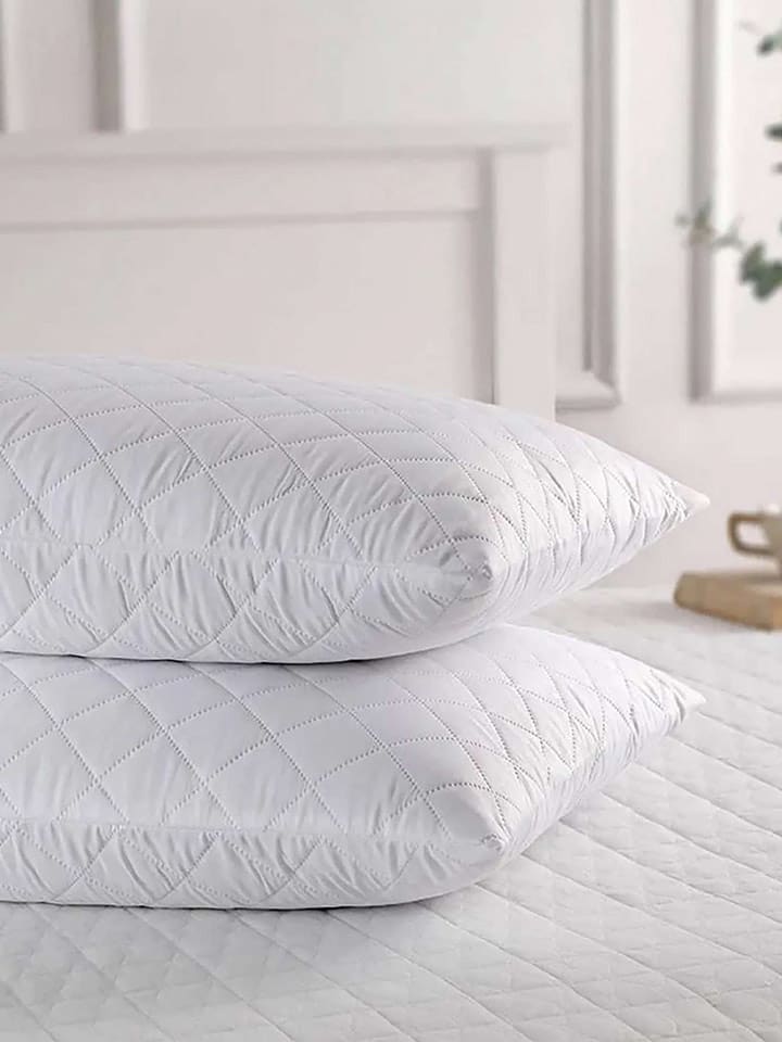 Elizabed Poszewki (2 szt.) w kolorze białym na poduszkę rozmiar: 50x70 cm